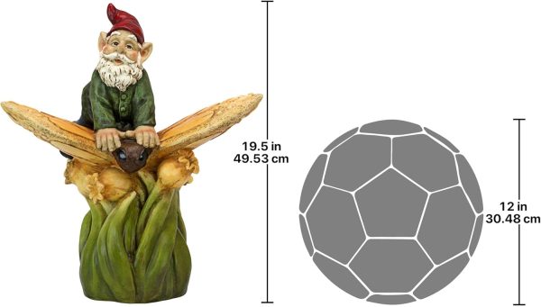 Design Toscano QM2796400 Garden Gnome Statue - Kiss and Tell Lover Gnomes - Lawn Gnome,,full color - Image 33
