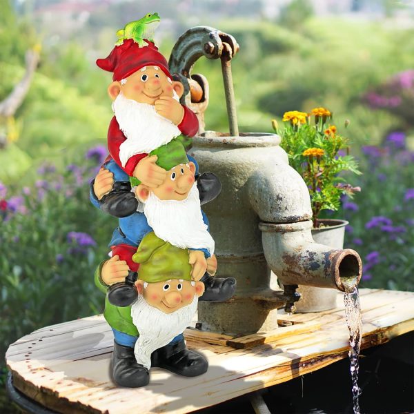 Design Toscano QM2796400 Garden Gnome Statue - Kiss and Tell Lover Gnomes - Lawn Gnome,,full color - Image 40