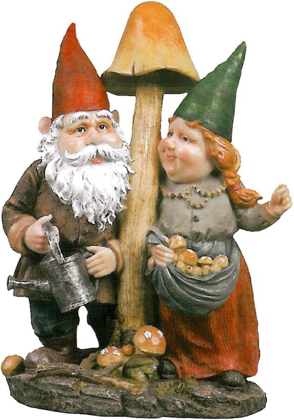 Design Toscano QM2796400 Garden Gnome Statue - Kiss and Tell Lover Gnomes - Lawn Gnome,,full color - Image 60