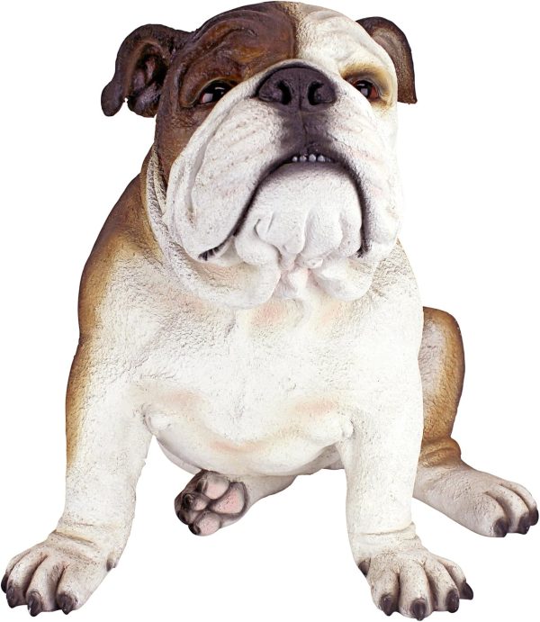 Design Toscano Buster the Bulldog Sculpture 16 Inch