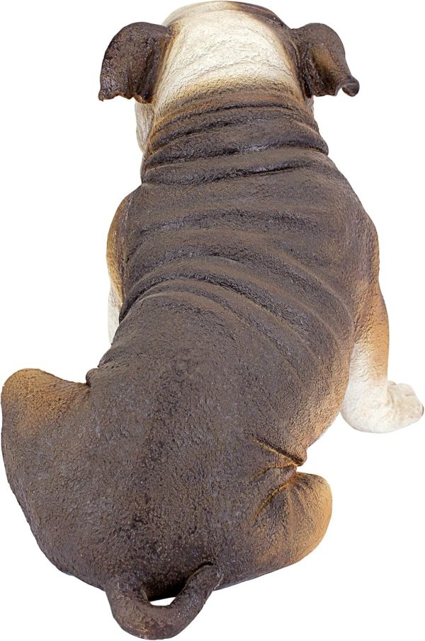 Design Toscano Buster the Bulldog Sculpture 16 Inch - Image 4