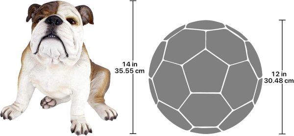 Design Toscano Buster the Bulldog Sculpture 16 Inch - Image 7